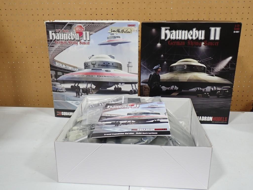 Limited Edition Model Kit 1:72 Scale German Flying Saucer Haunebu II: Limited Edition Model Kit 1:72 Scale German Flying Saucer Haunebu II All pictures are considered part of the description and should be examined carefully by bidders. Live Auctioneers is now offering L