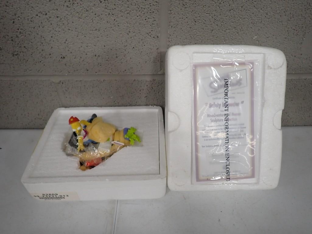 Hamilton Collection The Simpsons "Safety Inspector" Misadventures of Homer Sculpture Collection: Hamilton Collection The Simpsons "Safety Inspector" Misadventures of Homer Sculpture Collection All pictures are considered part of the description and should be examined carefully by bidders.