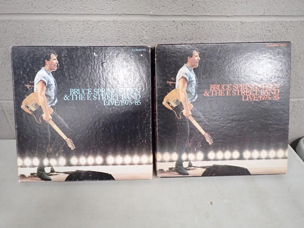 Two Bruce Springsteen Box Sets Live 1975-1985 - 3 CDs and 3 Cassettes (1 of 11)