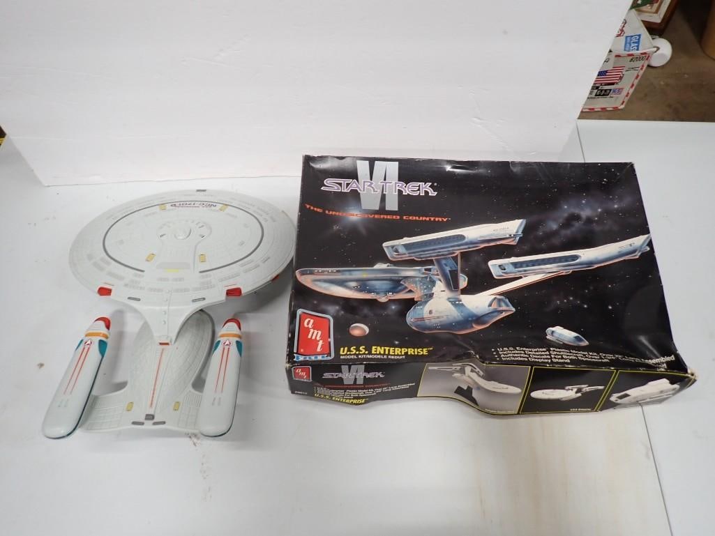 Star Trek VI The Undiscovered Country U.S.S. Enterprise AMT Ertl Model Kit: Star Trek VI The Undiscovered Country U.S.S. Enterprise AMT Ertl Model Kit All pictures are considered part of the description and should be examined carefully by bidders. Live Auctioneers is now offe