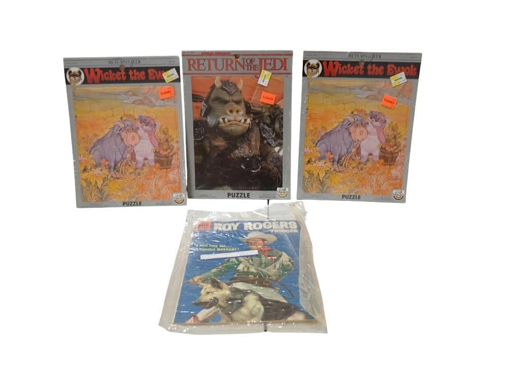 Vintage Star Wars Jigsaw Puzzles, Dell Roy Rogers Comic Book (1 of 7)