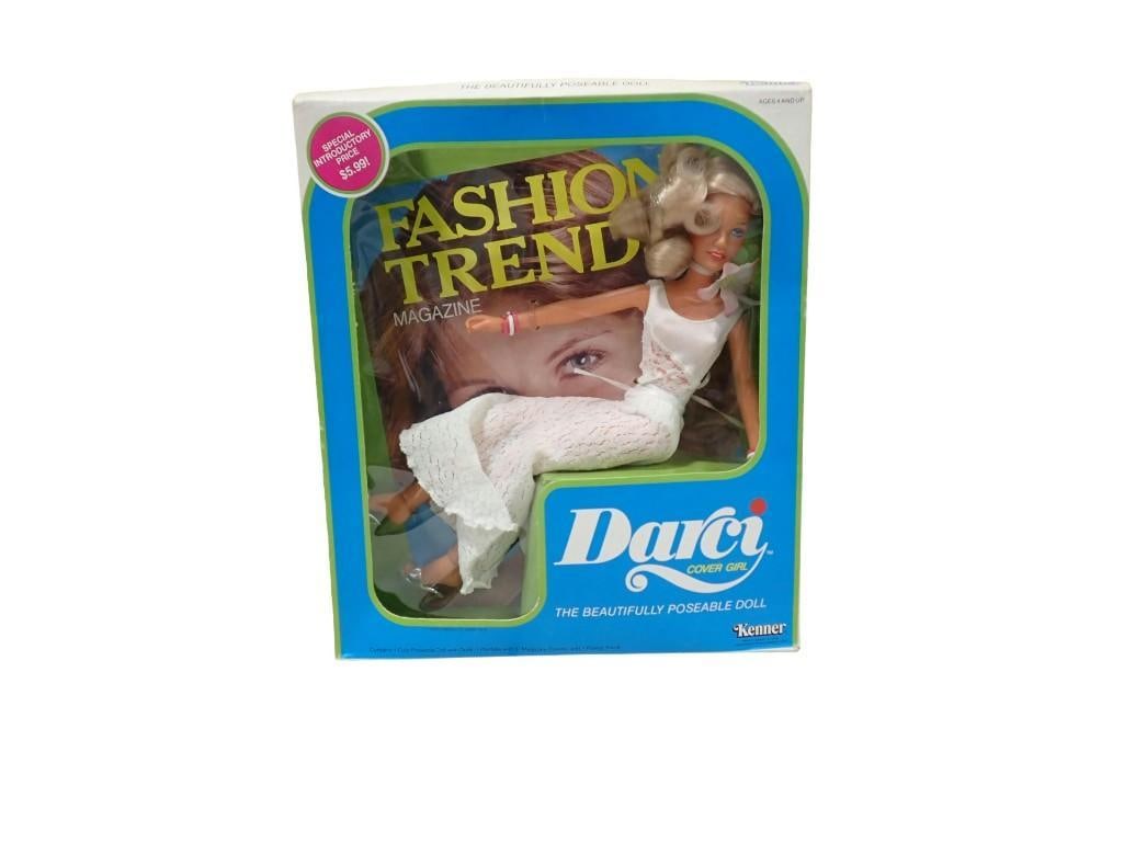 Vintage Kenner Darci Cover Girl Poseable Fashion Doll - New in Box: Vintage Kenner Darci Cover Girl Poseable Fashion Doll - New in Box All pictures are considered part of the description and should be examined carefully by bidders. Live Auctioneers is now offering Liv