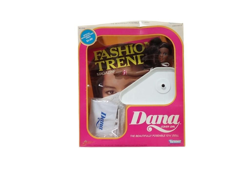 Vintage Kenner Dana Cover Girl Poseable African American Fashion Doll with Original Box: Vintage Kenner Dana Cover Girl Poseable African American Fashion Doll with Original Box All pictures are considered part of the description and should be examined carefully by bidders. Live Auctioneer