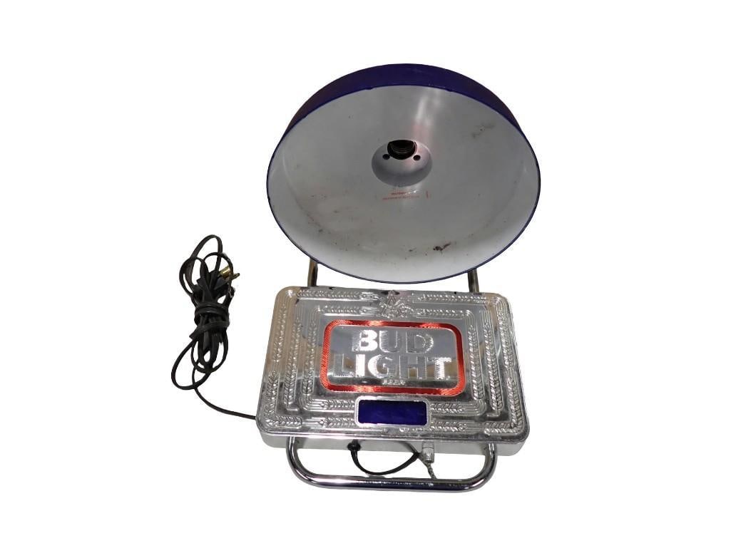 Budweiser Beer Bud Light Advertising Bar Light - Needs a bulb (1 of 9)