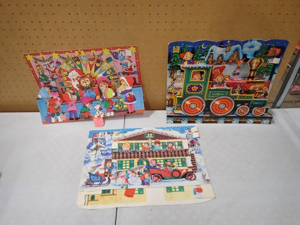 Gemco / Gemo 3D pop-up Christmas advent calendars: Gemco / Gemo 3D pop-up Christmas advent calendars All pictures are considered part of the description and should be examined carefully by bidders. Live Auctioneers is now offering Live Shipping throug