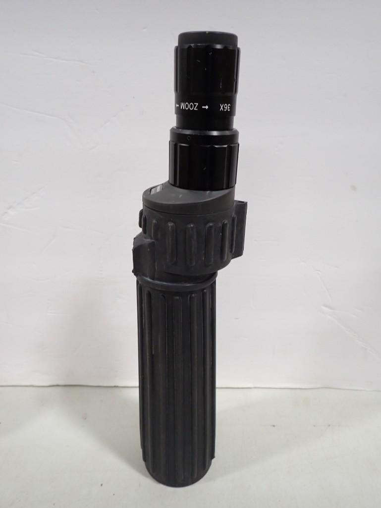 Tasco CW50TZB Spotting Scope: Tasco CW50TZB Spotting Scope All pictures are considered part of the description and should be examined carefully by bidders. Live Auctioneers is now offering Live Shipping through them. This is an op