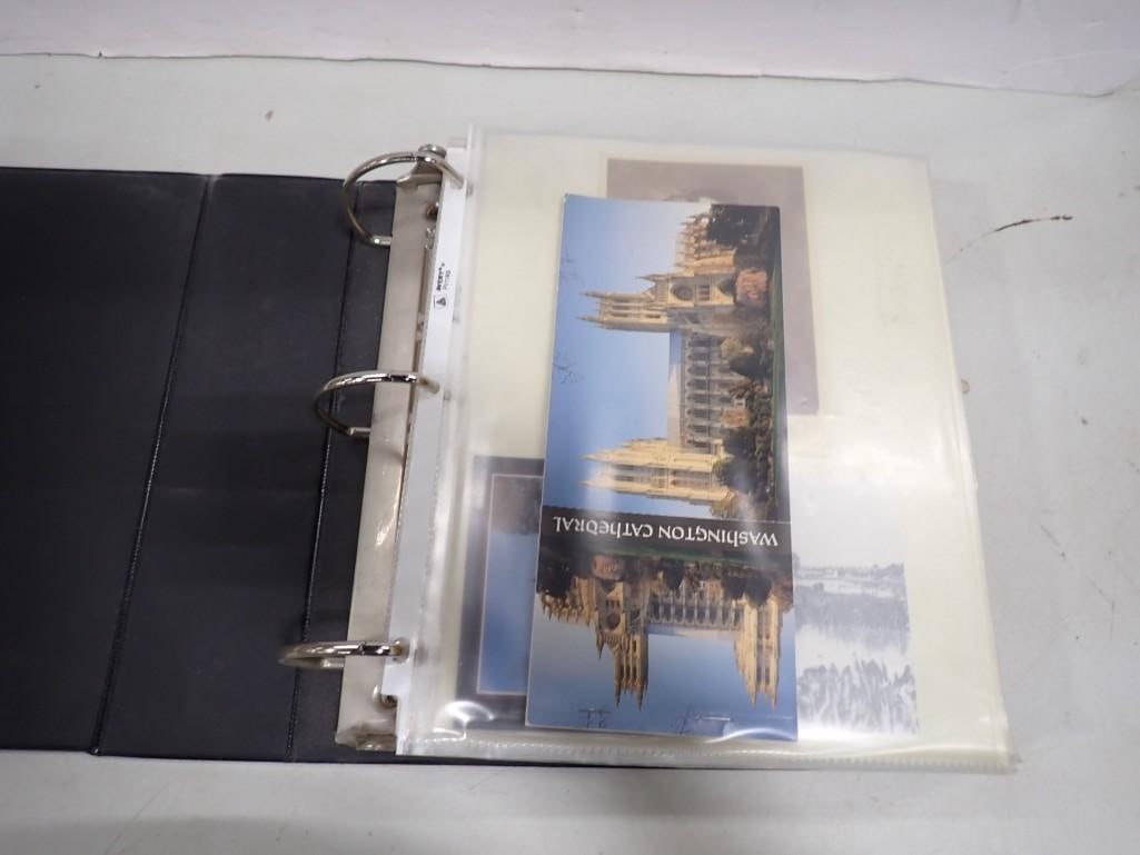 Binder Full of Vintage Postcards: Binder Full of Vintage Postcards All pictures are considered part of the description and should be examined carefully by bidders. Live Auctioneers is now offering Live Shipping through them. This is a