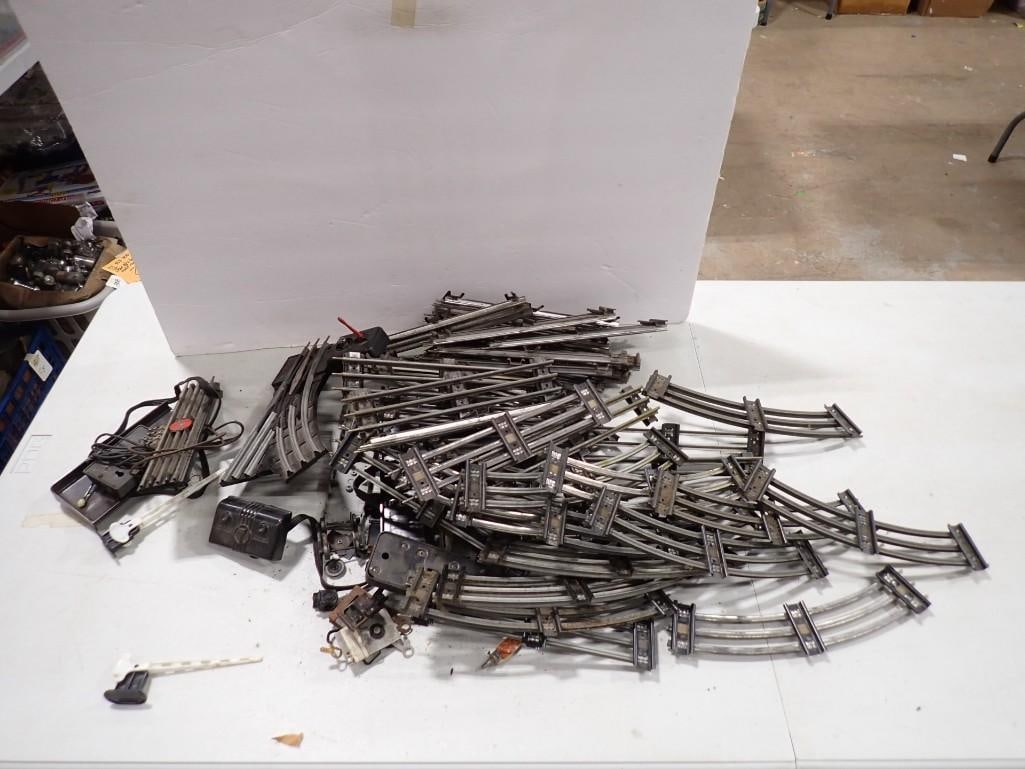 Lot of O Scale Model Train Track, Switches, Curves, Straight, etc. (1 of 8)