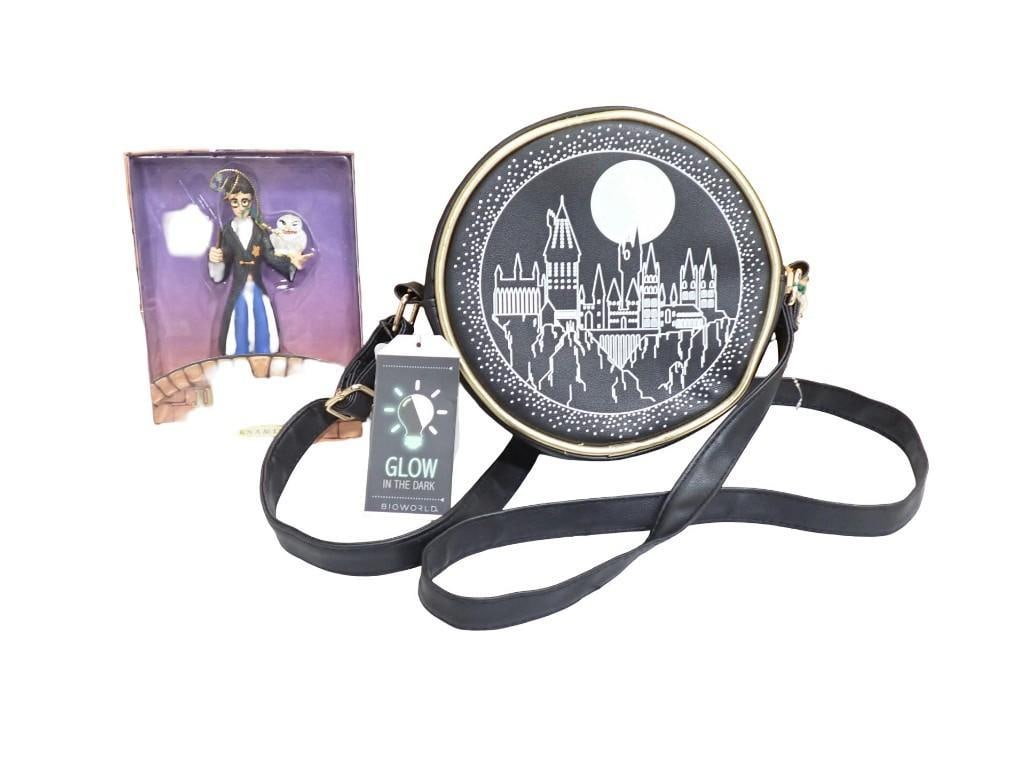 Harry Pottery Lot including 2001 Kurt Adler Christmas Ornament, Bioworld Hogwarts Purse / Bag: Harry Pottery Lot including 2001 Kurt Adler Christmas Ornament, Bioworld Hogwarts Purse / Bag - glow in the dark graphics All pictures are considered part of the description and should be examined car