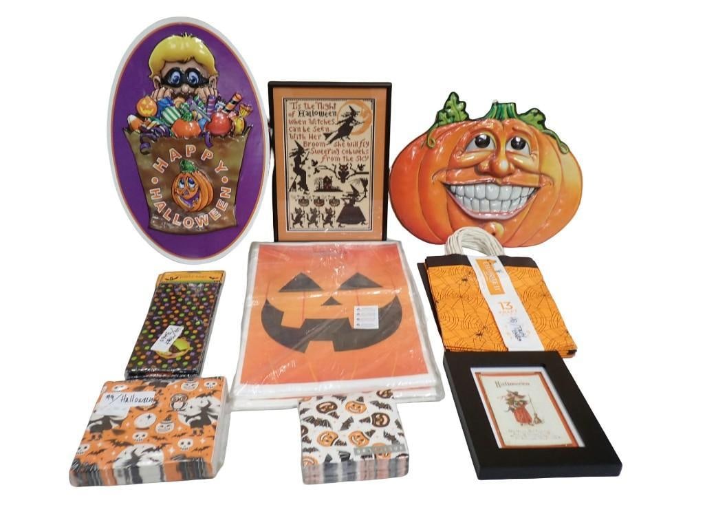 Halloween Lot including Quirky Wall Decor, Party Decor / Napkins, Bags, etc (1 of 7)