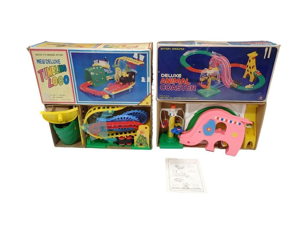Vintage Toys including New Deluxe Tumbling Loco, Deluxe Animal Coaster (1 of 7)