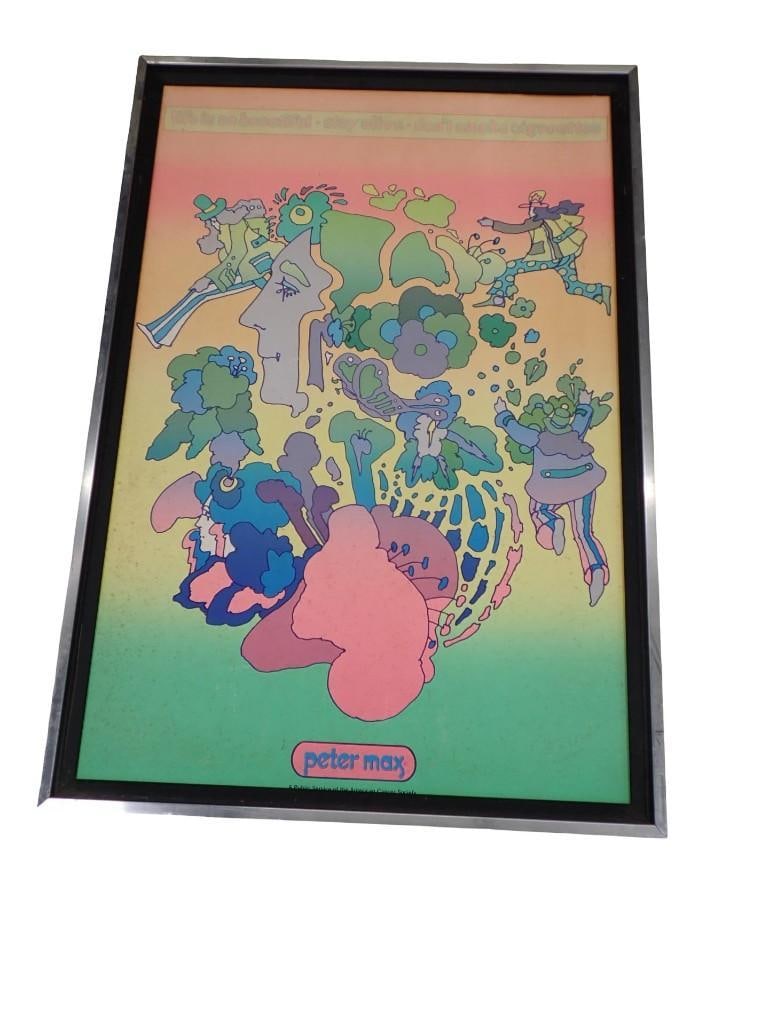 Peter Max Anti Smoking Poster Cancer Society Poster (1 of 8)