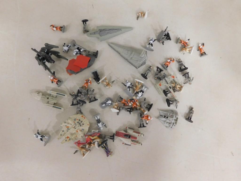 Lot of Star Wars Micro Machines - Echo Base Set, Storm Trooper, Rebel Pilots, Shadows of the Empire,: Lot of Star Wars Micro Machines - Echo Base Set, Storm Trooper, Rebel Pilots, Shadows of the Empire, Imperial Officers, Ship Lot, etc. All pictures are considered part of the description and should be