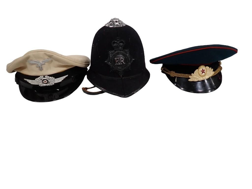 German Submarine Cap Reproduction plus Other Unknown Hats: German Submarine Cap Reproduction plus Other Unknown Hats All pictures are considered part of the description and should be examined carefully by bidders. Live Auctioneers is now offering Live Shippin