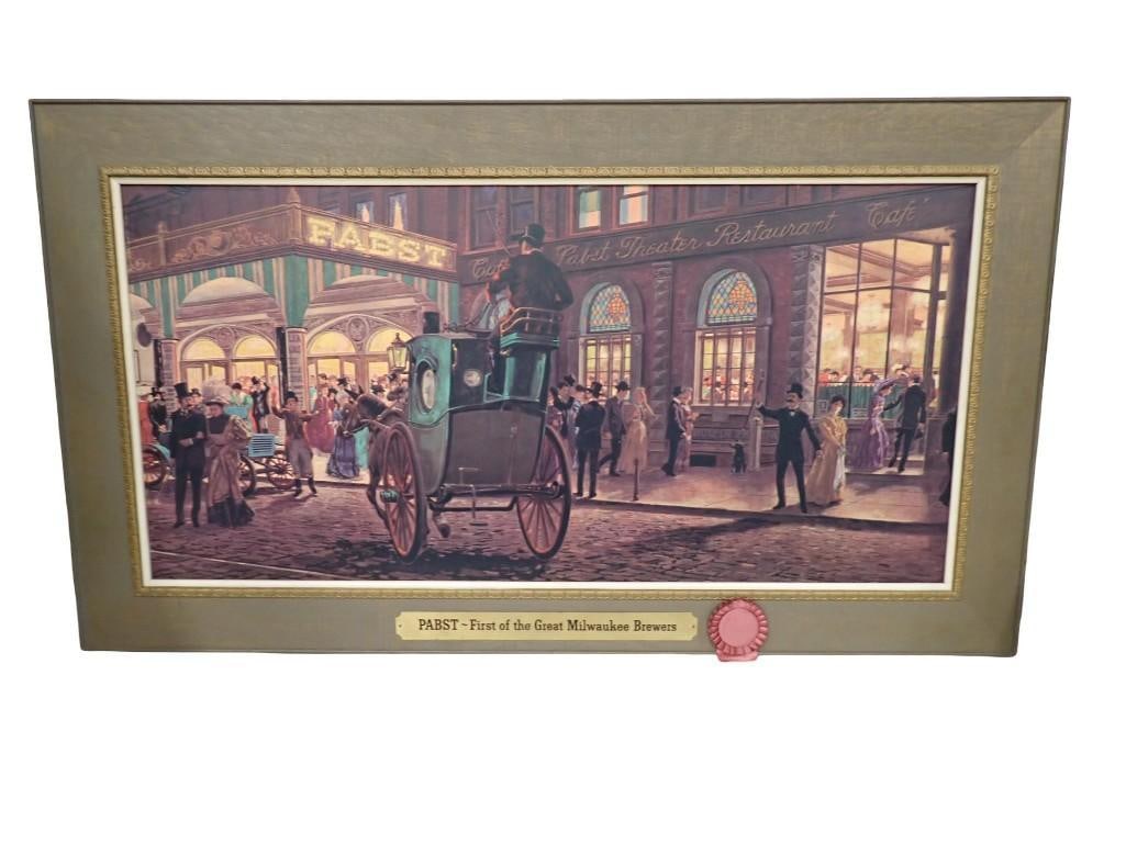 Vintage Pabst Blue Ribbon Advertising Sign (1 of 6)