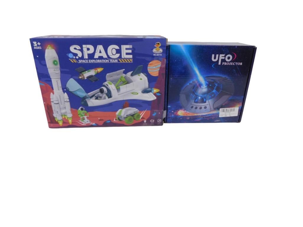 toy Lot including Cool Duck Space Exploration Team and UFO Projector (1 of 7)