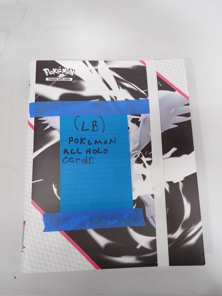 Binder Full of Pokemon Cards - All Holograms: Binder Full of Pokemon Cards - All Holograms All pictures are considered part of the description and should be examined carefully by bidders. Live Auctioneers is now offering Live Shipping through the