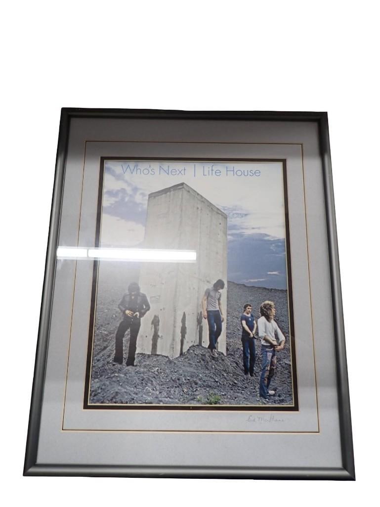 Promotional Poster for The Who's Who's Next / Life House box set: Promotional Poster for The Who's Who's Next / Life House box set 20"x16" All pictures are considered part of the description and should be examined carefully by bidders. Live Auct