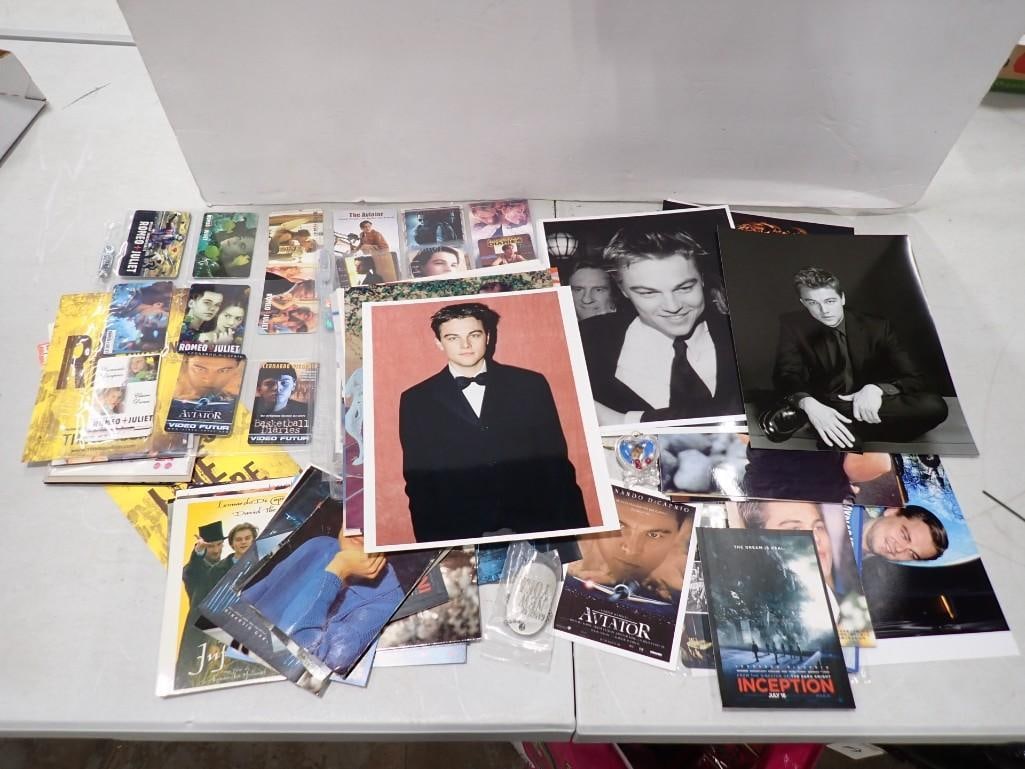 Ephemera incl Leonardo Dicaprio Items, Cards, Prints, Etc (1 of 11)