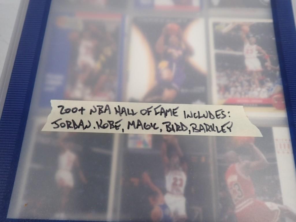 Binder full of 200+ NBA Hall of Fame, Basketball Cards - Jordan, Kobe, Magic, Bird, Barkley, etc: Binder full of 200+ NBA Hall of Fame, Basketball Cards - Jordan, Kobe, Magic, Bird, Barkley, etc All pictures are considered part of the description and should be examined carefully by bidders. Li
