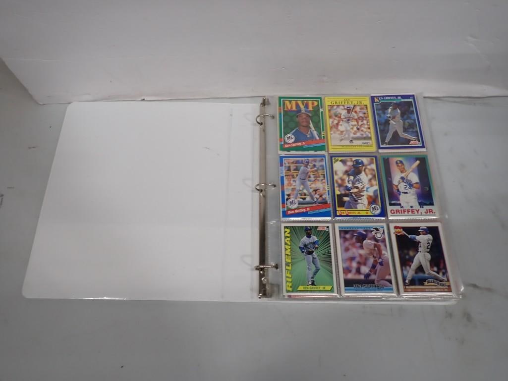 Binder Full of 350+ MLB Baseball Hall of Fame Cards including Griffey, Ryan, Ripken, Thomas: Binder Full of 350+ MLB Baseball Hall of Fame Cards including Griffey, Ryan, Ripken, Thomas (9 Rookie Cards), etc. All pictures are considered part of the description and should be examined carefu