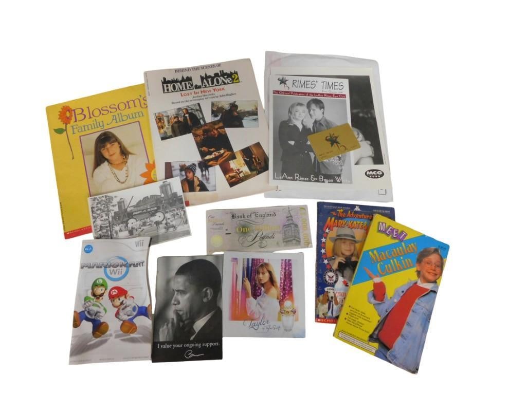 Book / Ephemera Lot featuring Blossom's Family Album, Home Alone 2 Behind the Scenes, LeAnn Rimes (1 of 6)