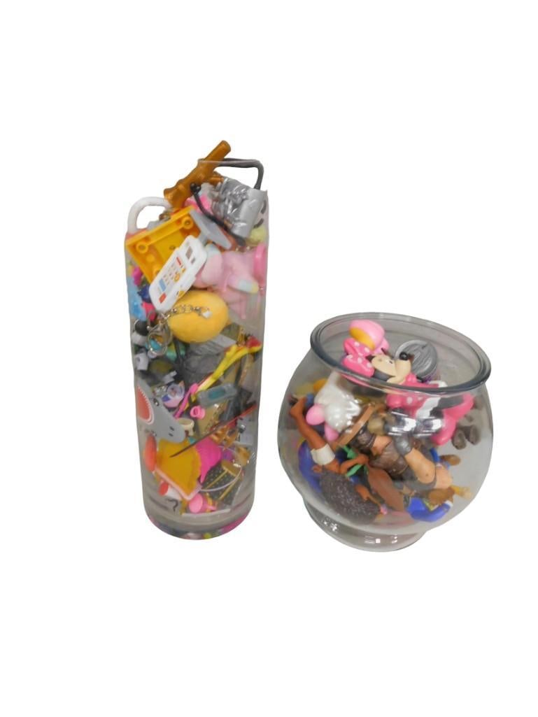 Two containers of Toys / Smalls / Tchotchkes, etc. Including Walt Disney, Toy Story, etc: Two containers of Toys / Smalls / Tchotchkes, etc. Including Walt Disney, Toy Story, etc All pictures are considered part of the description and should be examined carefully by bidders. Live Auctionee