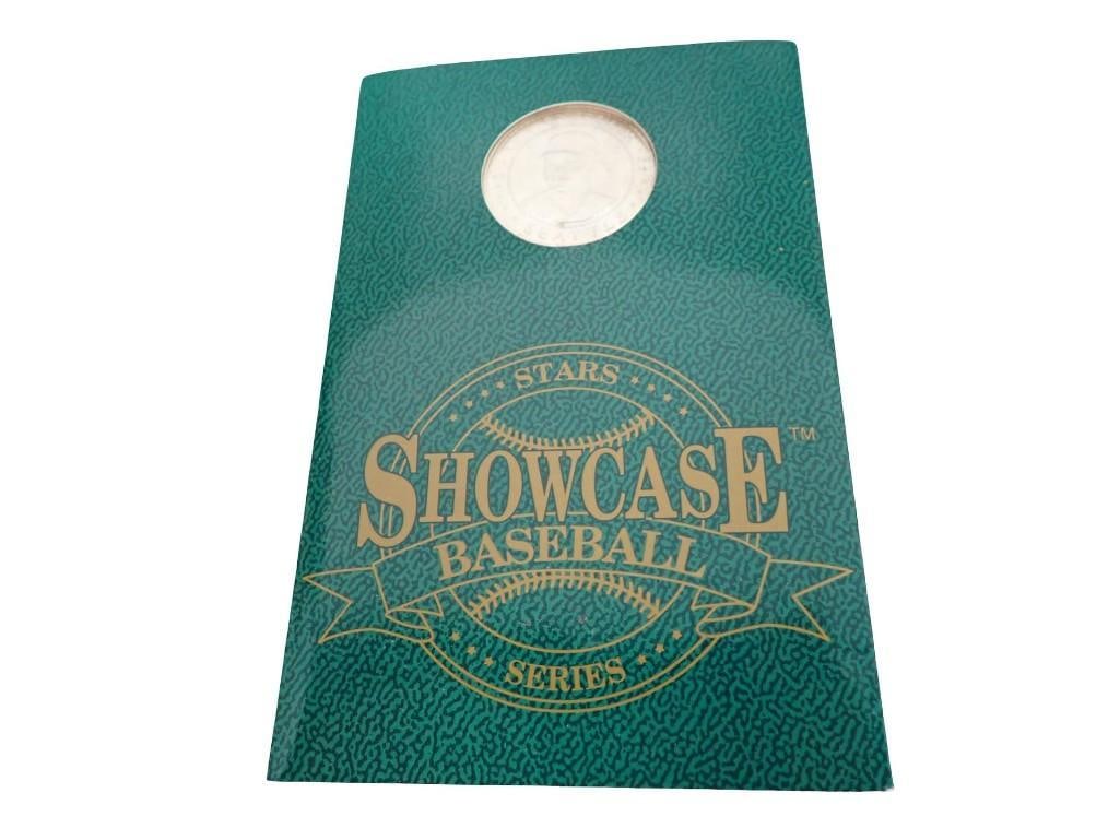 Stars Showcase Baseball Series Commemorative Sports Medallion and Card Set Folder: Stars Showcase Baseball Series Commemorative Sports Medallion and Card Set Folder All pictures are considered part of the description and should be examined carefully by bidders. Live Auctioneers is n