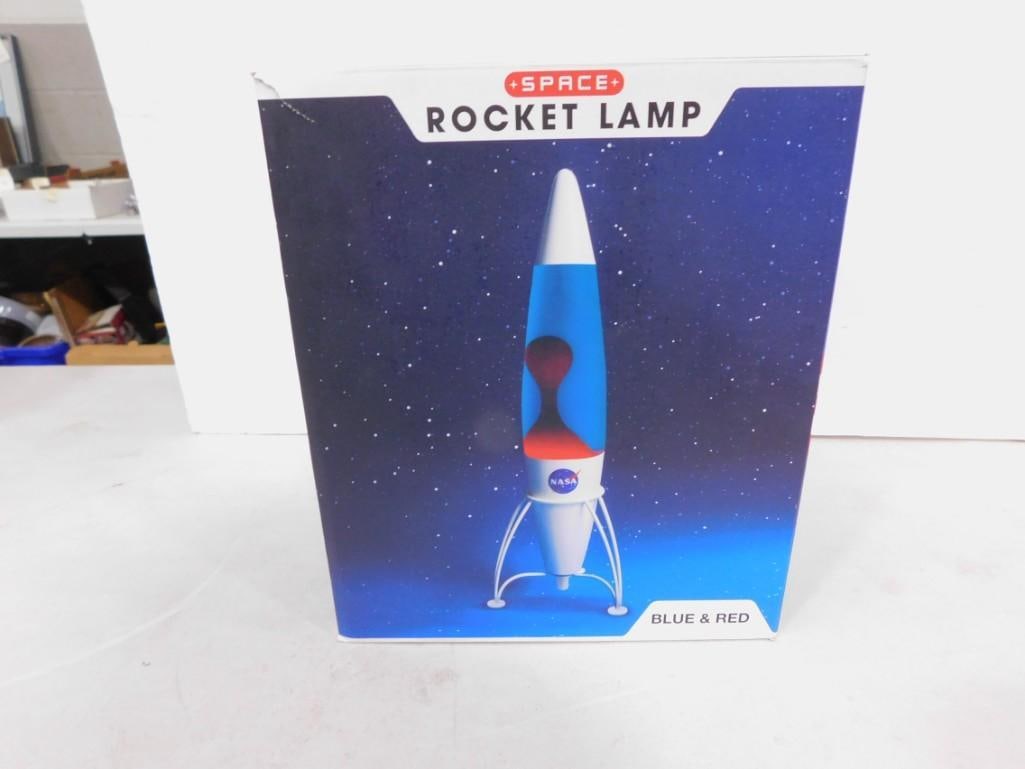 NASA Space Lava Lamp Rocket Lamp: NASA Space Lava Lamp Rocket Lamp All pictures are considered part of the description and should be examined carefully by bidders. Live Auctioneers is now offering Live Shipping through them. This is a