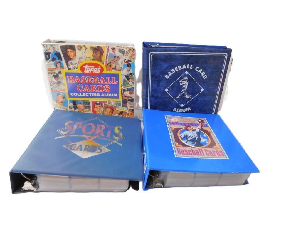 4 Binders full of assorted Baseball Cards including Vintage, Stars, etc: 4 Binders full of assorted Baseball Cards including Vintage, Stars, etc All pictures are considered part of the description and should be examined carefully by bidders. Live Auctioneers is now offerin