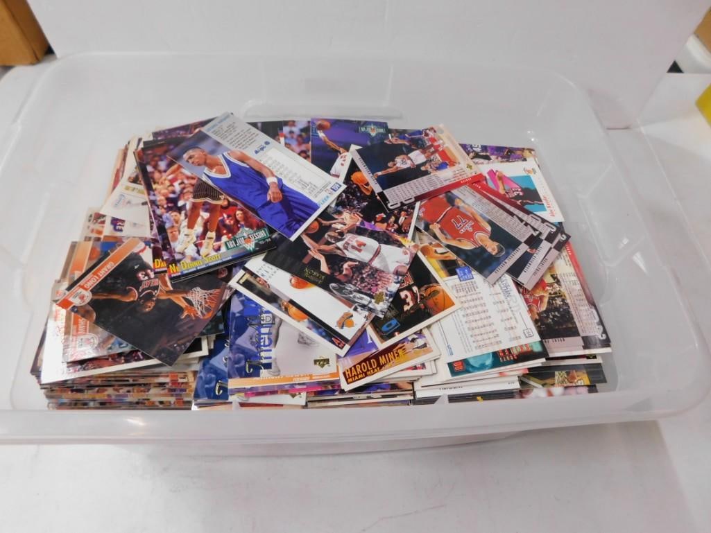 Bin full of assorted Basketball Cards: Bin full of assorted Basketball Cards All pictures are considered part of the description and should be examined carefully by bidders. Live Auctioneers is now offering Live Shipping through them. This