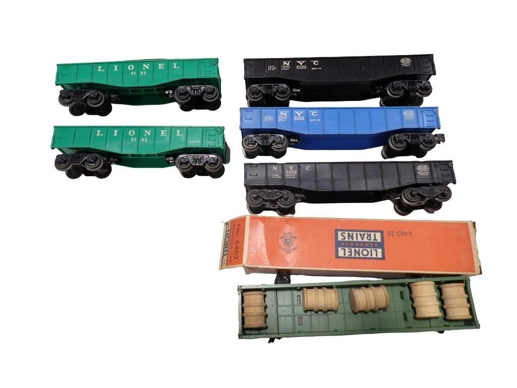 Lot of Model Train Cars including Lionel: Lot of Model Train Cars including Lionel All pictures are considered part of the description and should be examined carefully by bidders. Live Auctioneers is now offering Live Shipping through them. T
