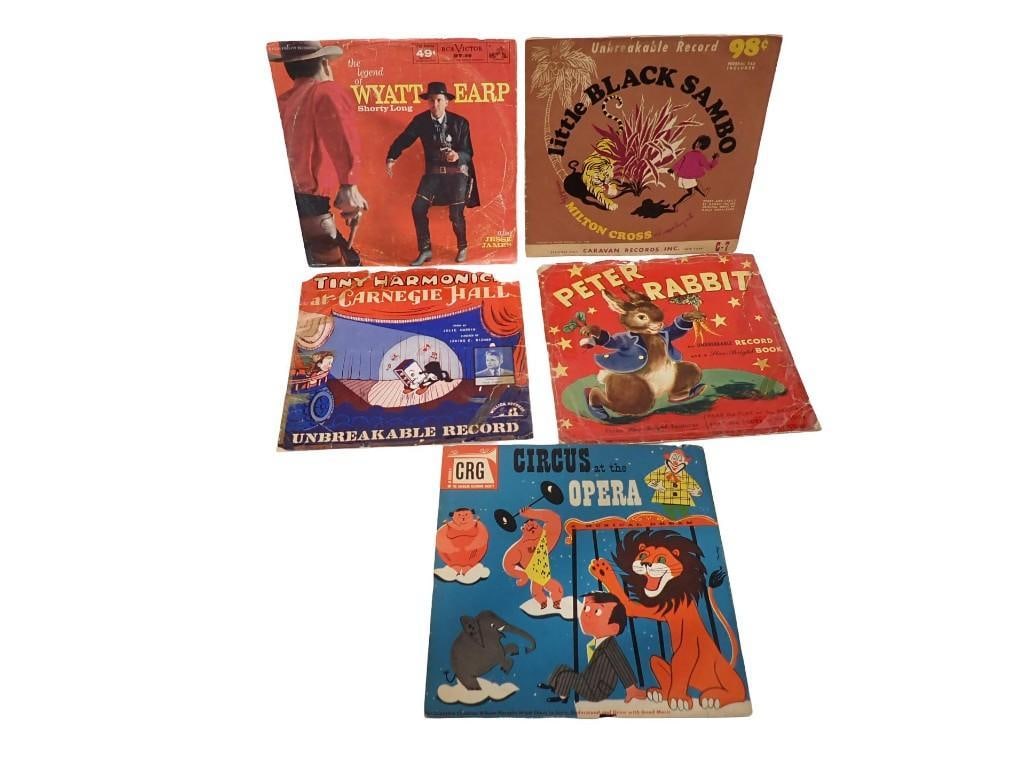 Vintage Children's Books incl Peter Rabbit, Circus at the Opera, Little Black Sambo, (1 of 8)