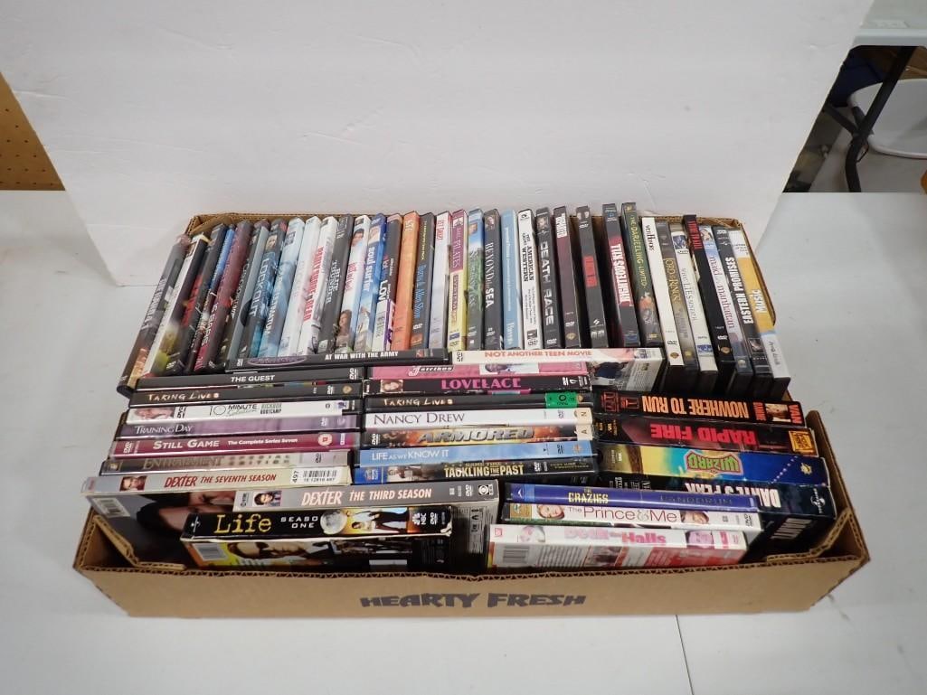 Lot of DVDs and VHS incl Lovelace, Not Another Teen Movie, Burns & Allen Show, The Guest,: Lot of DVDs and VHS incl Lovelace, Not Another Teen Movie, Burns & Allen Show, The Guest, Casino Royal 007, etc All pictures are considered part of the description and should be examined carefully