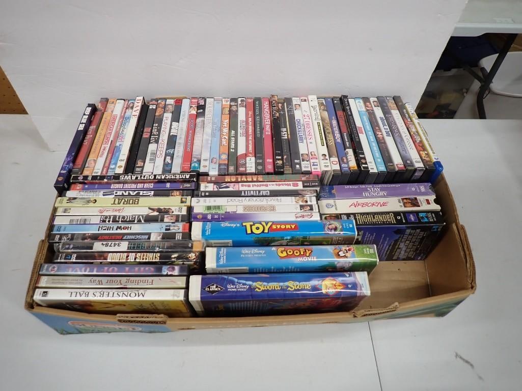 Lot of DVDs and VHS incl Monster's Ball, Finding Your Way, How High, American Outlaws, etc (1 of 13)