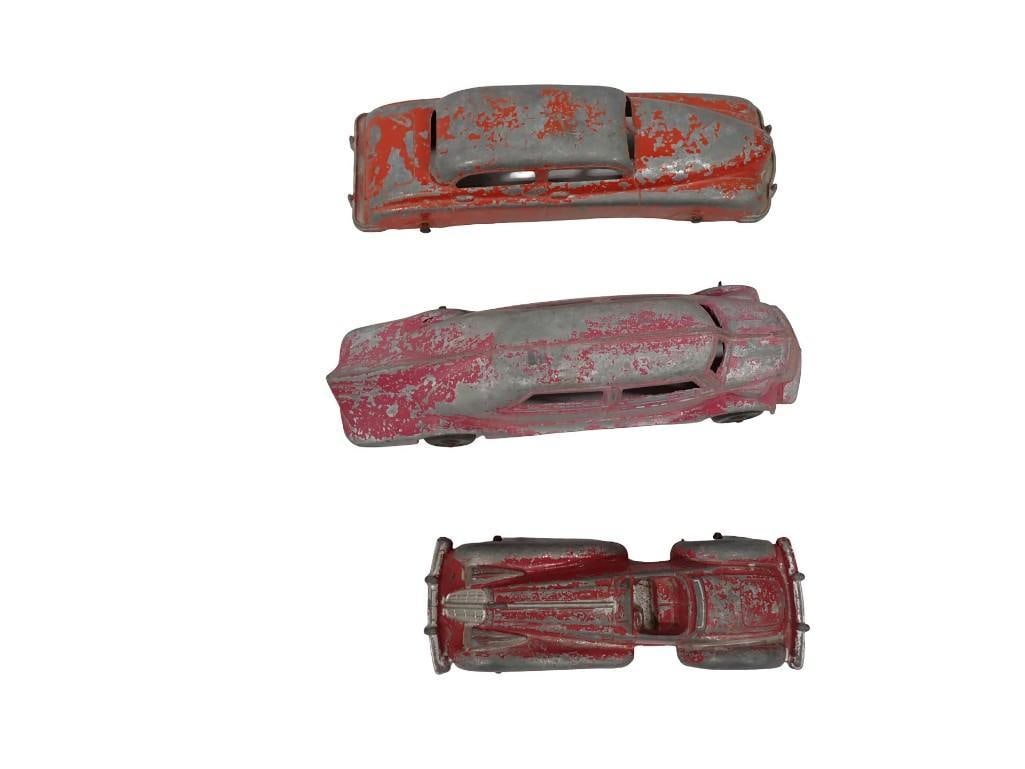 3 Very Old Die-Cast Cars including Manoil (1 of 10)
