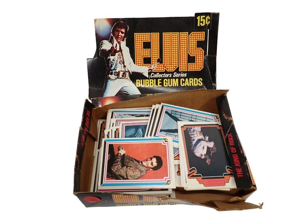 Box full of Assorted Elvis Presley Trading Cards (1 of 14)
