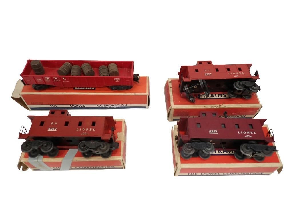 Lionel Train Cars including Caboose 6257-50, Caboose 6357, etc (1 of 12)