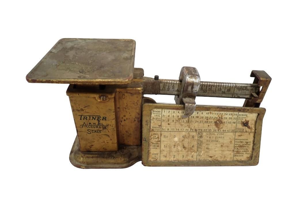 Vintage Triner "Airmail Accuracy" 1-pound postal scale (1 of 6)