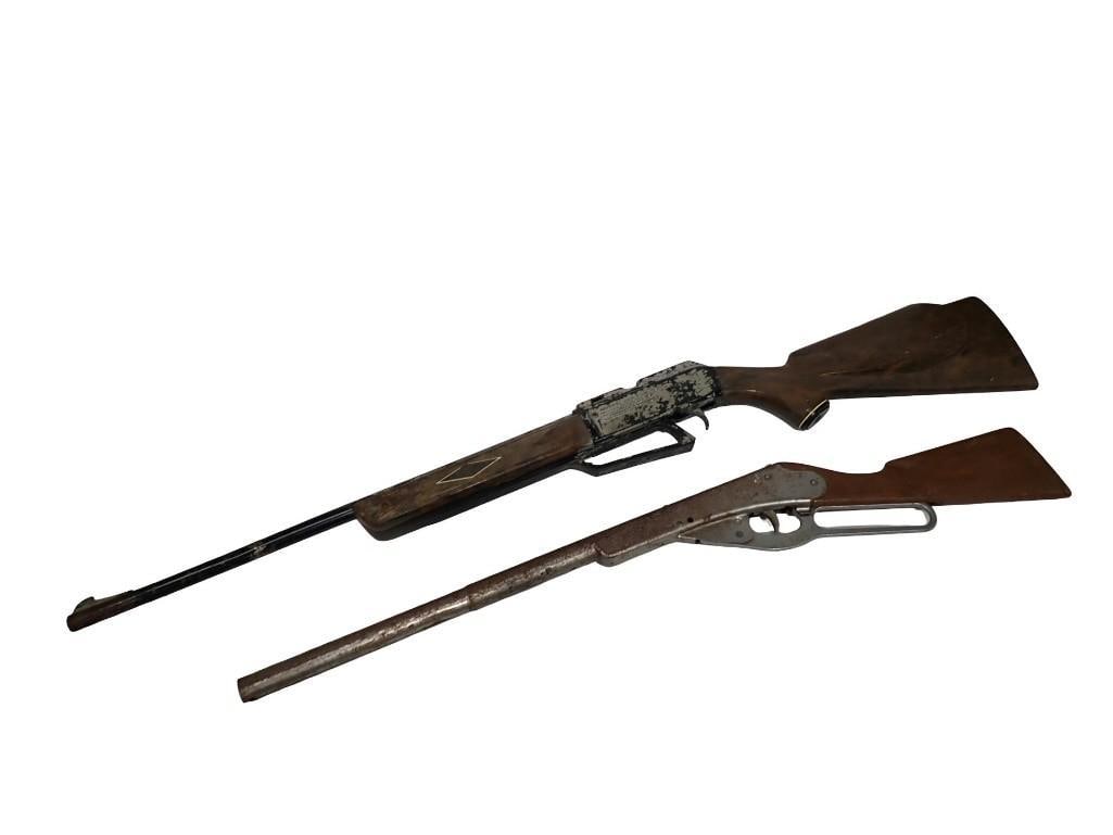 Two Vintage BB Guns including Daisy Powerline, Daisy Trail Boss: Two Vintage BB Guns including Daisy Powerline, Daisy Trail Boss All pictures are considered part of the description and should be examined carefully by bidders. Live Auctioneers is now offering Live S