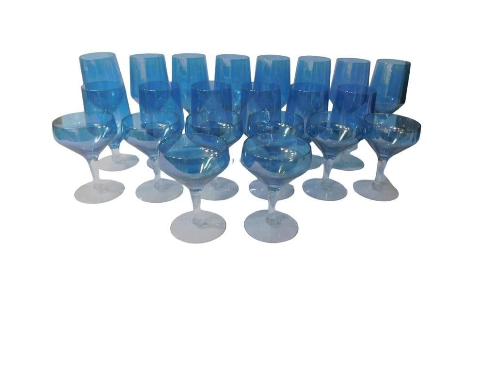 22 pc Set of Stemware Glasses from The Museum of La Scala in Italy (1 of 12)