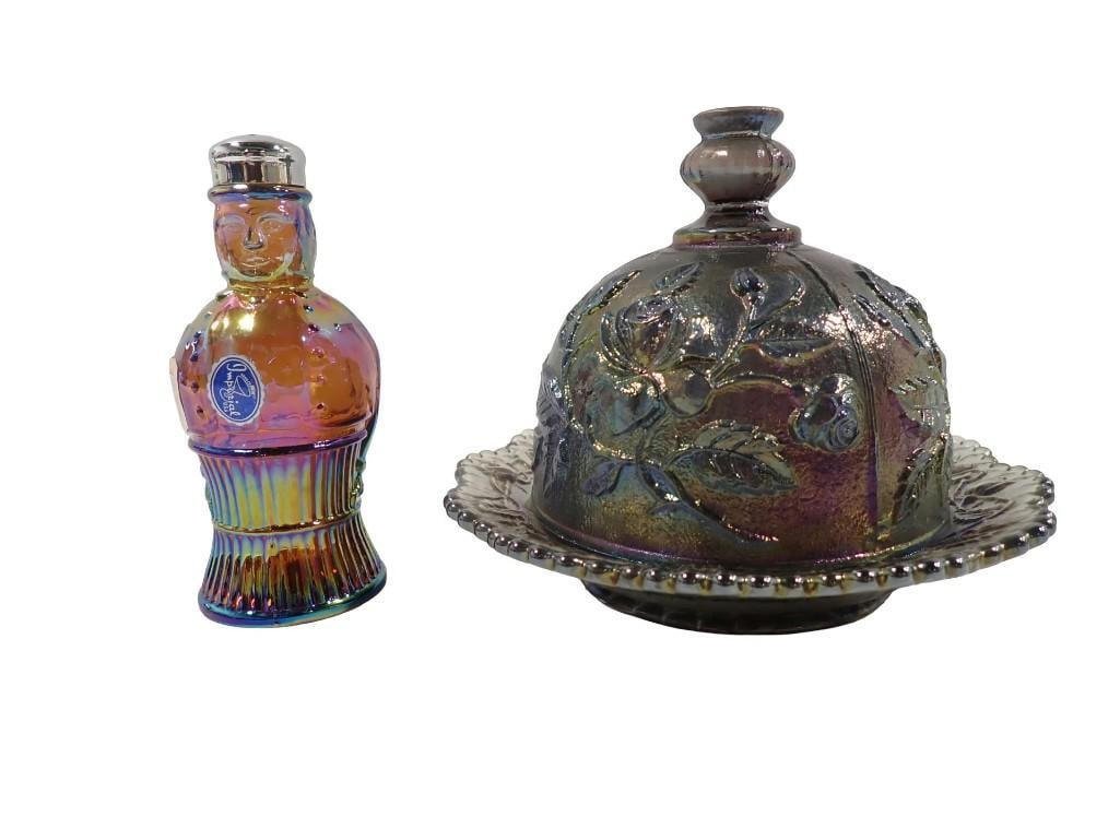 Imperial Salt Shaker in the Form of a Man and a Covered Butter Dish: Imperial Salt Shaker in the Form of a Man and a Covered Butter Dish All pictures are considered part of the description and should be examined carefully by bidders. Live Auctioneers is now offering Li