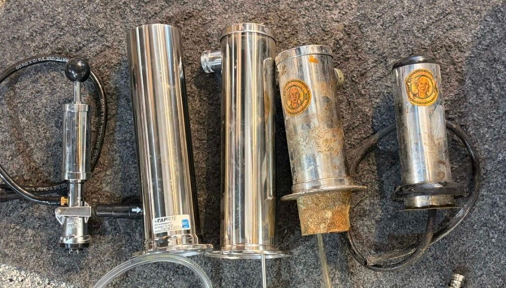 Lot Of 5 Black Hawk Sauk, Taprite & Micromatic Beer Taps (1 of 5)