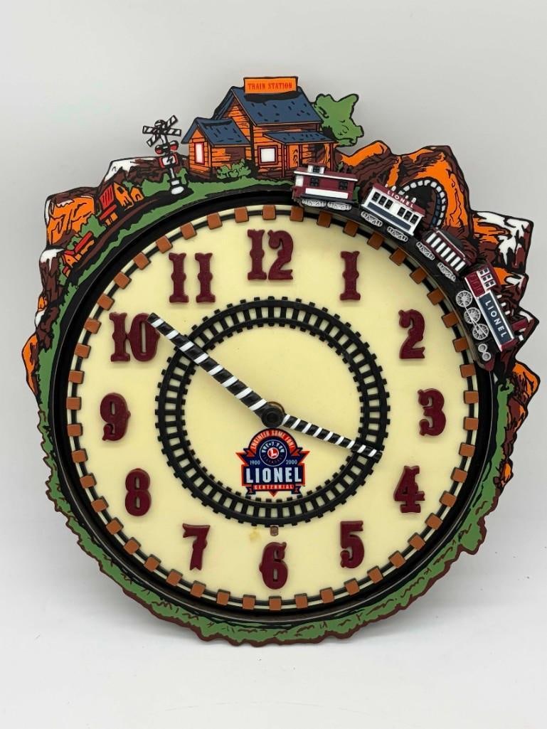 Train Station Lionel Wall Clock Works (1 of 6)