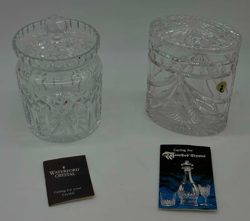 2 Waterford Biscuit Jar And Barrel, Both Excellent With Lids (1 of 2)