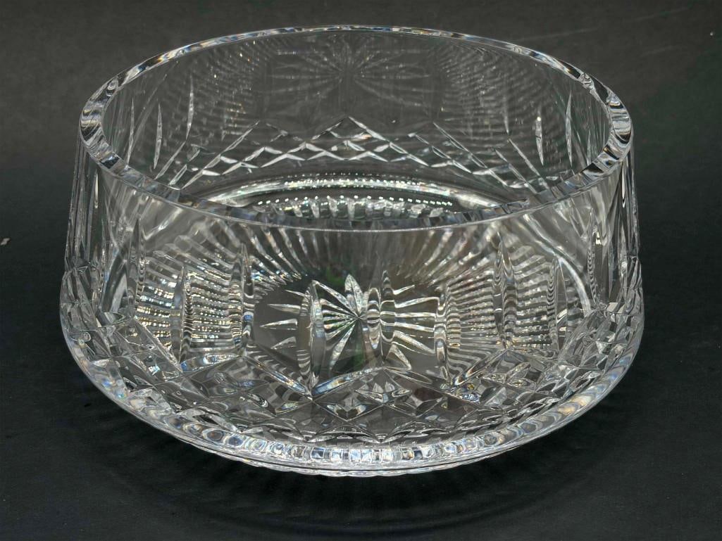 Waterford Crystal Large Heavy Bowl Signed, 10" (1 of 6)