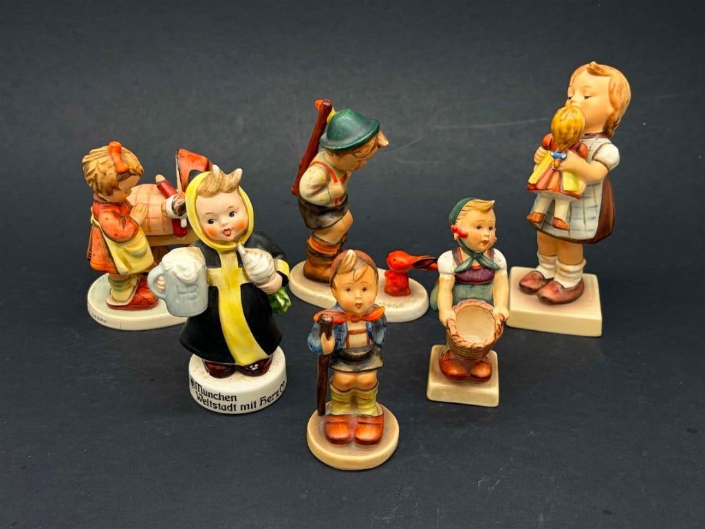 Lot Of 6 Hummels Porcelain Figurines (1 of 11)