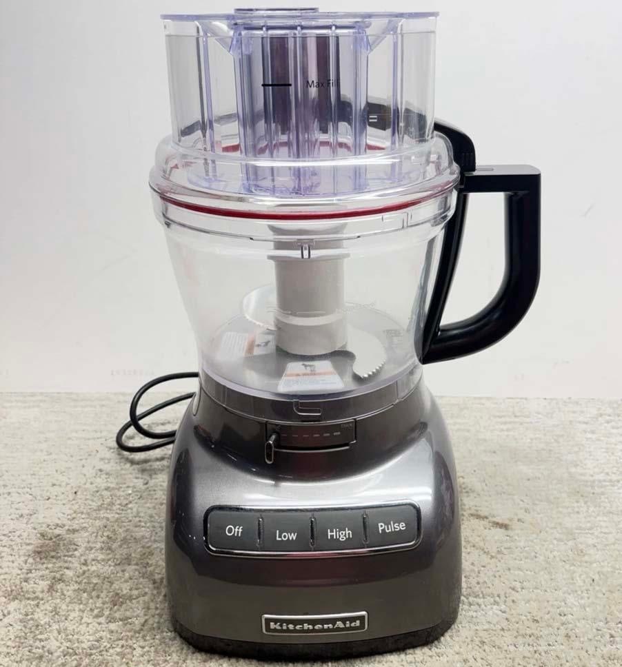 Kitchenaid 13 Cup Food Processor Exactslice Kfp1333qgo Liquid Graphite (1 of 5)