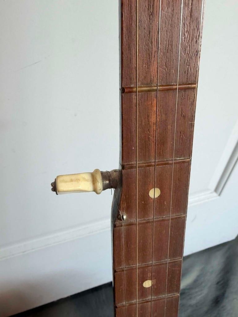 Vintage 5 String Banjo, Unknown Maker - 3