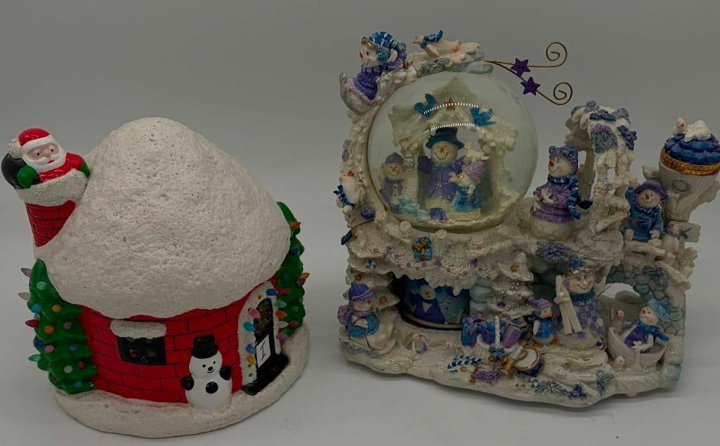 Vintage Christmas Snow Globes (1 of 5)